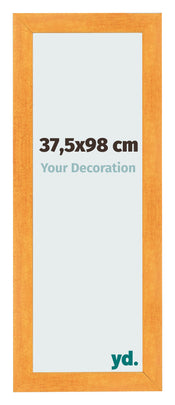 Bilderrahmen 37 5x98cm Orange MDF Pisa Vorne Messe | Yourdecoration.de