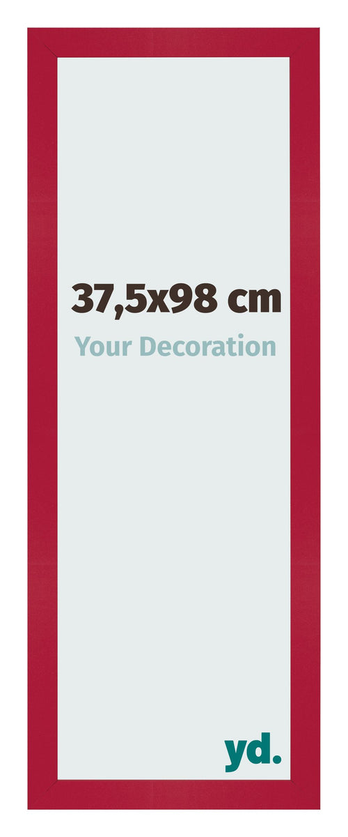 Bilderrahmen 37 5x98cm Rot MDF Bologna Vorne Messe | Yourdecoration.de