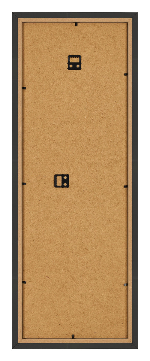 Bilderrahmen 37 5x98cm Schwarz Gemasert MDF Bologna Ruckseite | Yourdecoration.de