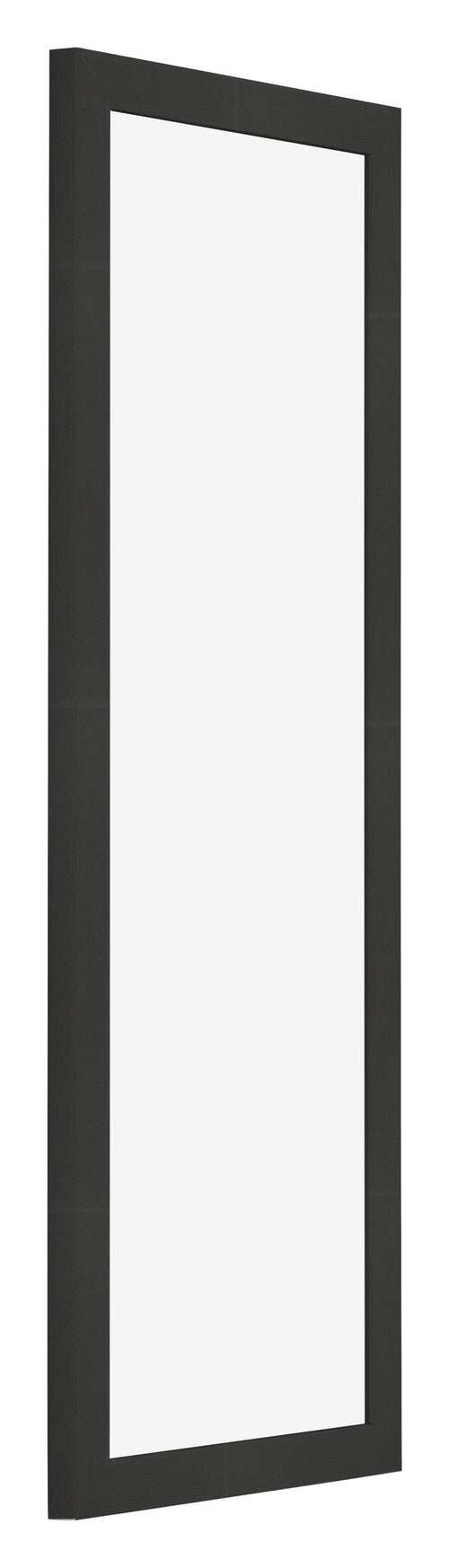 Bilderrahmen 37 5x98cm Schwarz Gemasert MDF Bologna Vorne Schrag | Yourdecoration.de