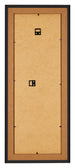 Bilderrahmen 37 5x98cm Schwarz Gemasert MDF Lazio Ruckseite | Yourdecoration.de