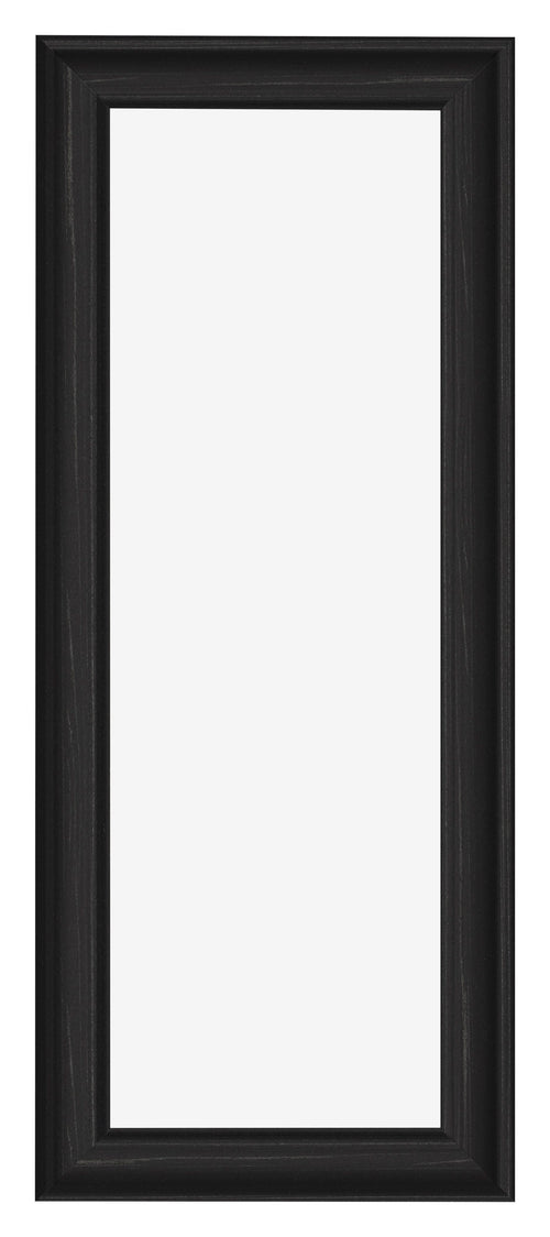 Bilderrahmen 37 5x98cm Schwarz Gemasert MDF Lazio Vorne | Yourdecoration.de