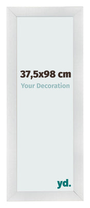 Bilderrahmen 37 5x98cm Silber Schwarz Gewischt MDF Pisa Vorne Messe | Yourdecoration.de