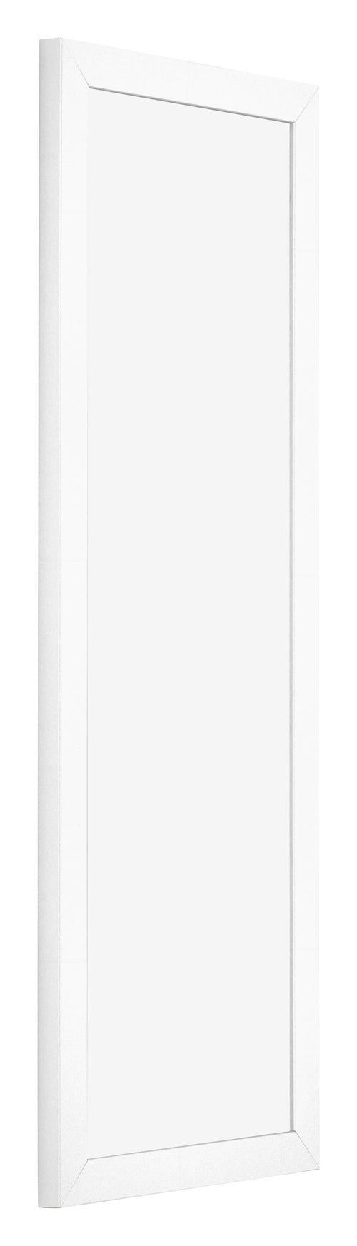 Bilderrahmen 37 5x98cm Weiss Matt MDF Bologna Vorne Schrag | Yourdecoration.de
