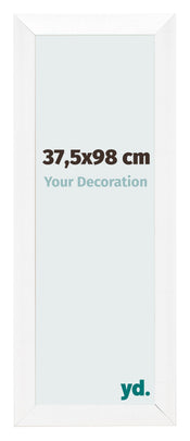 Bilderrahmen 37 5x98cm Weiß Vintage MDF Pisa Vorne Messe | Yourdecoration.de