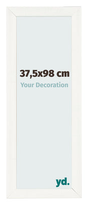 Bilderrahmen 37 5x98cm Weiß Vintage MDF Pisa Vorne Messe | Yourdecoration.de
