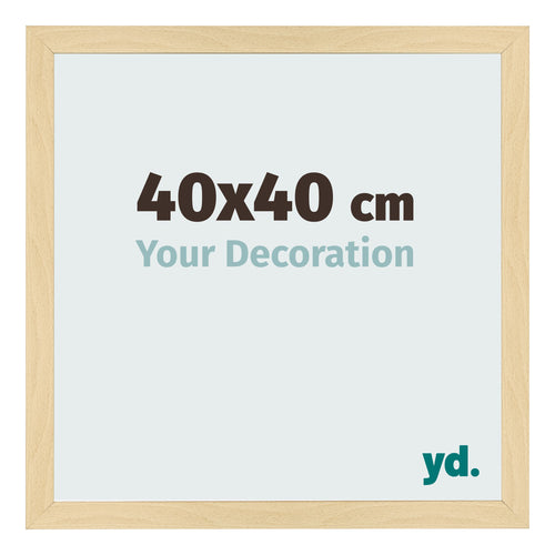 Bilderrahmen 40x40cm Buche Dekor MDF Bologna Vorne Messe | Yourdecoration.de