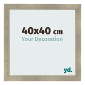 Bilderrahmen 40x40cm Gold Vintage MDF Pisa Vorne Messe | Yourdecoration.de