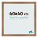 Bilderrahmen 40x40cm Kupfer Dekor MDF Bologna Vorne Messe | Yourdecoration.de