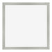 Bilderrahmen 40x40cm Silber Matt MDF Bologna Vorne | Yourdecoration.de