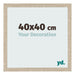 Bilderrahmen 40x40cm Sonoma Eiche MDF Bologna Vorne Messe | Yourdecoration.de