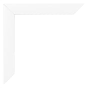 Bilderrahmen 40x40cm Weiß Vintage MDF Pisa Detail Ecke | Yourdecoration.de