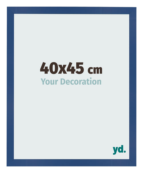 Bilderrahmen 40x45 cm Dunkelblau MDF Bologna Vorne Messe | Yourdecoration.de