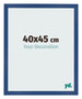 Bilderrahmen 40x45 cm Dunkelblau MDF Bologna Vorne Messe | Yourdecoration.de