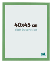Bilderrahmen 40x45 cm Grun MDF Bologna Vorne Messe | Yourdecoration.de