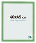 Bilderrahmen 40x45 cm Grun MDF Bologna Vorne Messe | Yourdecoration.de