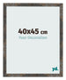 Bilderrahmen 40x45 cm Oxidiertes Metall MDF Bologna Vorne Messe | Yourdecoration.de