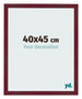 Bilderrahmen 40x45 cm Weinrot Gewischt MDF Bologna Vorne Messe | Yourdecoration.de