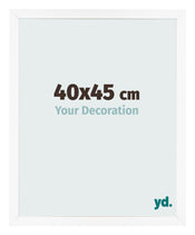 Bilderrahmen 40x45 cm Weiss Matt MDF Bologna Vorne Messe | Yourdecoration.de