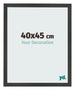 Bilderrahmen 40x45cm Antrazit MDF Bologna Vorne Messe | Yourdecoration.de