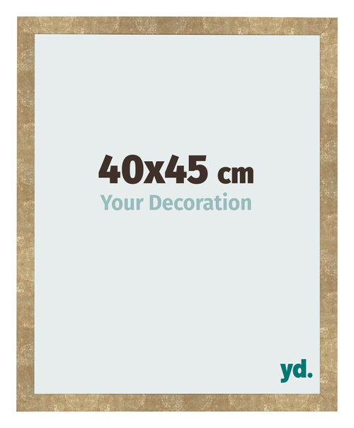 Bilderrahmen 40x45cm Gold Antik MDF Bologna Vorne Messe | Yourdecoration.de