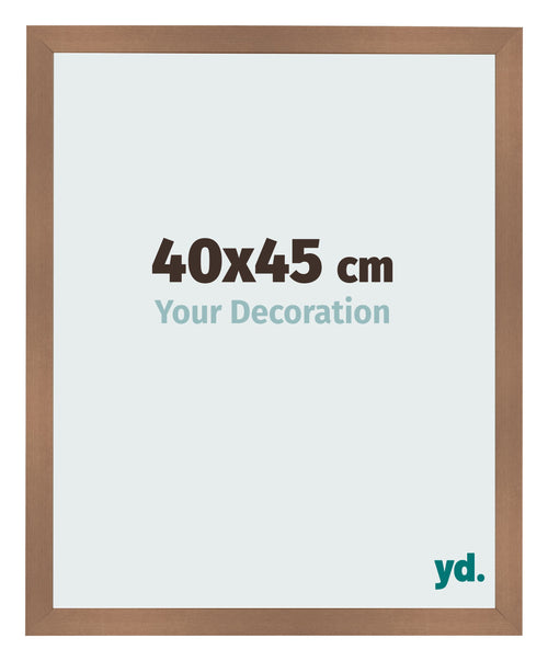 Bilderrahmen 40x45cm Kupfer Dekor MDF Bologna Vorne Messe | Yourdecoration.de