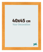 Bilderrahmen 40x45cm Orange MDF Pisa Vorne Messe | Yourdecoration.de