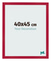 Bilderrahmen 40x45cm Rot MDF Bologna Vorne Messe | Yourdecoration.de