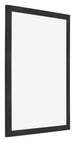 Bilderrahmen 40x45cm Schwarz Matt MDF Bologna Vorne Schrag | Yourdecoration.de
