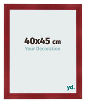 Bilderrahmen 40x45cm Weinrot Gewischt MDF Pisa Vorne Messe | Yourdecoration.de