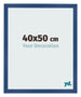 Bilderrahmen 40x50 cm Dunkelblau MDF Bologna Vorne Messe | Yourdecoration.de