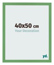 Bilderrahmen 40x50 cm Grun MDF Bologna Vorne Messe | Yourdecoration.de