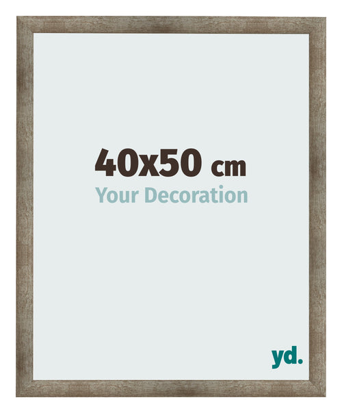 Bilderrahmen 40x50 cm Metall Vintage MDF Bologna Vorne Messe | Yourdecoration.de