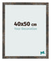 Bilderrahmen 40x50 cm Oxidiertes Metall MDF Bologna Vorne Messe | Yourdecoration.de