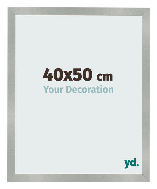 Bilderrahmen 40x50cm Aluminium Gebürstet MDF Bologna Vorne Messe | Yourdecoration.de