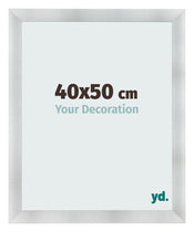 Bilderrahmen 40x50cm Aluminium Gebürstet MDF Pisa Vorne Messe | Yourdecoration.de
