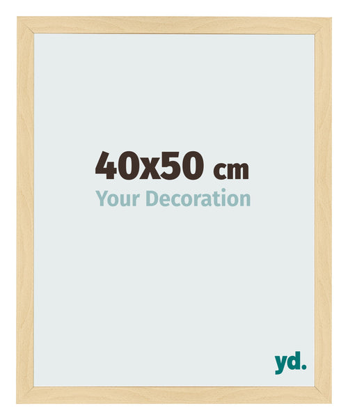 Bilderrahmen 40x50cm Buche Dekor MDF Bologna Vorne Messe | Yourdecoration.de