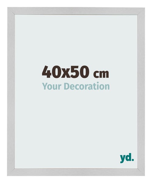 Bilderrahmen 40x50cm Edelstahl MDF Bologna Vorne Messe | Yourdecoration.de