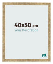 Bilderrahmen 40x50cm Gold Antik MDF Bologna Vorne Messe | Yourdecoration.de
