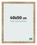 Bilderrahmen 40x50cm Gold Antik MDF Bologna Vorne Messe | Yourdecoration.de