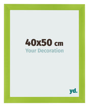 Bilderrahmen 40x50cm Grün MDF Pisa Vorne Messe | Yourdecoration.de