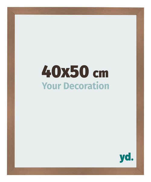 Bilderrahmen 40x50cm Kupfer Dekor MDF Bologna Vorne Messe | Yourdecoration.de