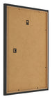 Bilderrahmen 40x50cm Schwarz Gemasert MDF Bologna Ruckseite Schrag | Yourdecoration.de