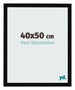 Bilderrahmen 40x50cm Schwarz Hochglanz MDF Bologna Vorne Messe | Yourdecoration.de