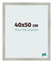 Bilderrahmen 40x50cm Silber Matt MDF Bologna Vorne Messe | Yourdecoration.de