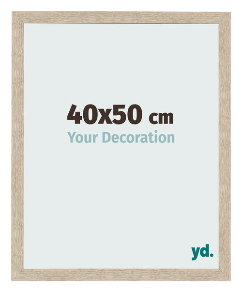 Bilderrahmen 40x50cm Sonoma Eiche MDF Bologna Vorne Messe | Yourdecoration.de