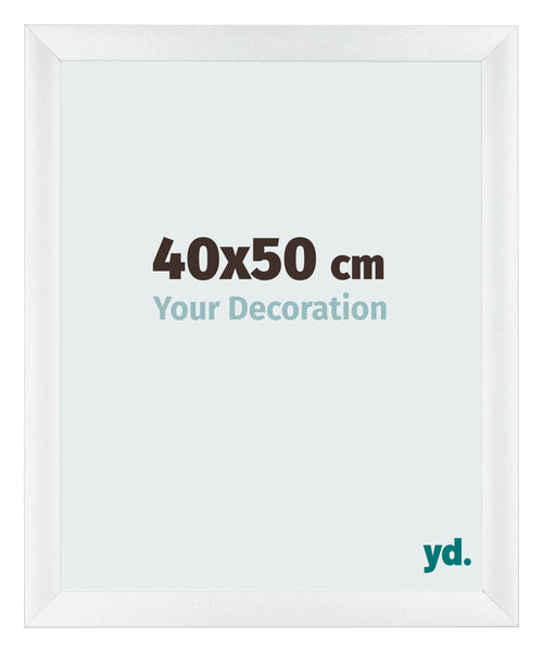 Bilderrahmen 40x50cm Weiß Vintage MDF Pisa Vorne Messe | Yourdecoration.de