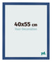 Bilderrahmen 40x55 cm Dunkelblau MDF Bologna Vorne Messe | Yourdecoration.de