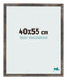 Bilderrahmen 40x55 cm Oxidiertes Metall MDF Bologna Vorne Messe | Yourdecoration.de