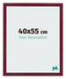 Bilderrahmen 40x55 cm Weinrot Gewischt MDF Bologna Vorne Messe | Yourdecoration.de